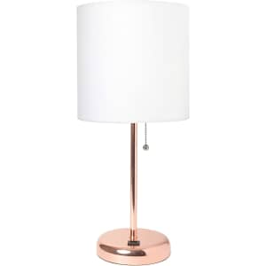 Simple Designs Lamp w/ USB Charging: $14