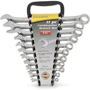 Titan Tools 11-Piece SAE Raised Panel Combo Wrench Set: $8.50 Titan Tools 11-Piece SAE Raised Panel Combo Wrench Set: $8.50