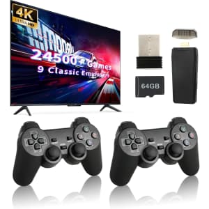 64GB Retro Wireless Game Console: $34.99