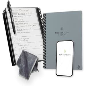 Rocketbook Fusion Reusable Undated Productivity Planner: $15