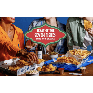 Long John Silver's 8-Piece Family Meal: $20
