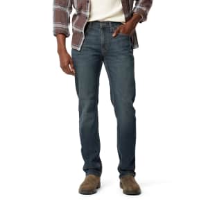 Levi Strauss Signature Men's Straight Fit Jeans: $15