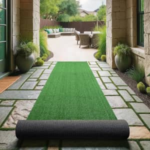 Ottomanson 3x40-Foot Artificial Grass Turf: $100
