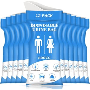 Disposable Urine and Vomit Bag 12-Pack: $10.19 Disposable Urine and Vomit Bag 12-Pack: $10.19