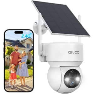 GNCC Solar Security Camera 360° View: $26.99