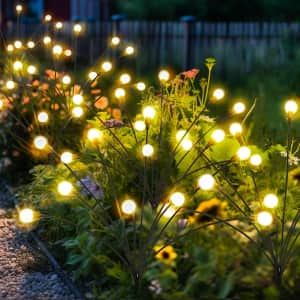 Patiopia Firefly Solar Garden Lights 6-Pack: $15.49