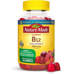 Nature Made Extra Strength Vitamin B12 Gummies 60-Count Bottle: $6.49 via Sub & Save
