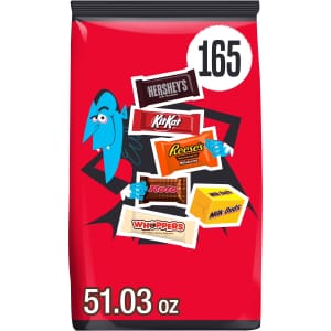 Hershey Assorted Flavored Halloween Candy 165-Piece Bulk Bag: $9.94 Hershey Assorted Flavored Halloween Candy 165-Piece Bulk Bag: $9.94