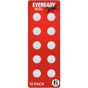 Eveready CR2032 Lithium 3V Battery 10-Pack: $3.59 via Sub & Save