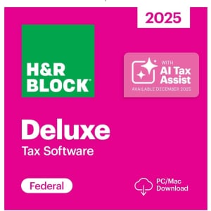 H&R Block Tax Software Deluxe 2025: $42 H&R Block Tax Software Deluxe 2025: $42