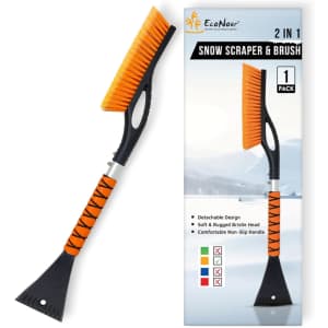 EcoNour 27" 2-in-1 Car Window Ice Scraper & Brush: $12.99
