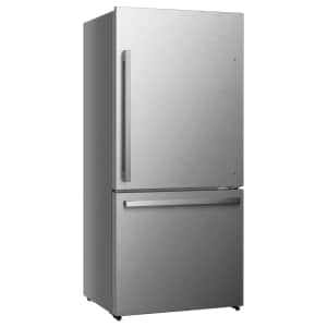 Hisense 17.2-cu. ft. Counter-Depth Bottom-Freezer Refrigerator: $499