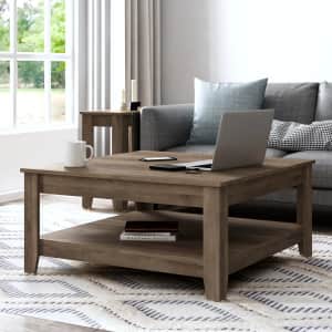 Lark Manor Weddel Basilico Coffee Table with Storage: $82 Lark Manor Weddel Basilico Coffee Table with Storage: $82