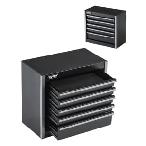 Vevor 8.6" 5-Drawer Metal Tool Box: $27