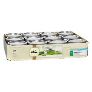 Kerr Wide-Mouth Half-Pint Mason Canning Jars 12-Pack: $7