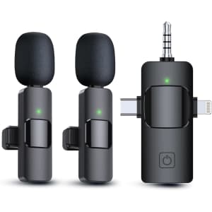 3-in-1 Wireless Lavalier Microphones: $25 3-in-1 Wireless Lavalier Microphones: $25