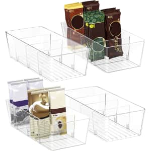 Baleine Storage Bin with Removable Divider 3-Pack: $17.49