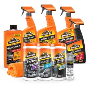 Armor All 10-Piece Car Care Cleaning and Automotive Car Wash Kit: $29.97