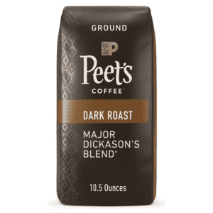 Peet's Coffee 10.5-oz. Dark Roast Ground Coffee: $3.57 Peet's Coffee 10.5-oz. Dark Roast Ground Coffee: $3.57