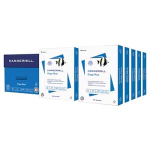 HammerMill Copy Plus 8.5" x 11" Copy Paper 5,000-Sheet Carton: $40