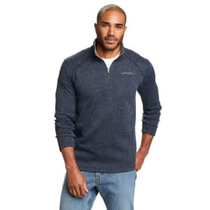 Eddie Bauer Men's Radiator Fleece Quarter Zip Pullover: $33
