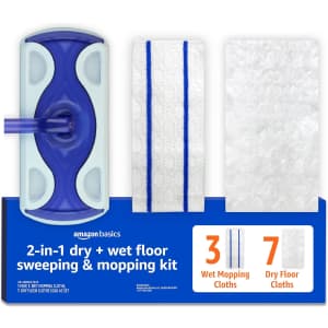 Amazon Basics Wet & Dry Sweeper Kit: $10