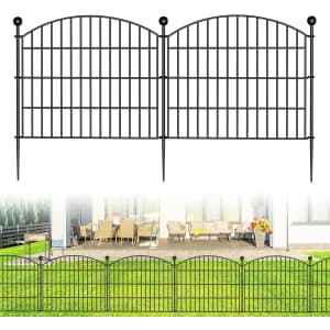10-Panel No Dig Decorative Garden Fence: $72