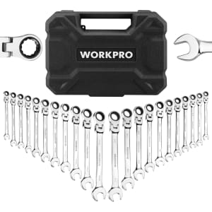 WorkPro 22-Piece Ratcheting Wrench Set: $70