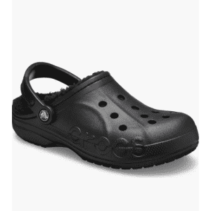 Crocs Unisex Baya Faux Fur Lined Clog Slippers: $40 Crocs Unisex Baya Faux Fur Lined Clog Slippers: $40
