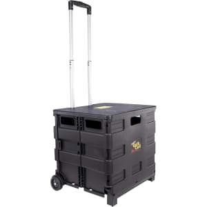 dbest Quik Cart Pro Collapsible Rolling Crate: $38.99 dbest Quik Cart Pro Collapsible Rolling Crate: $38.99