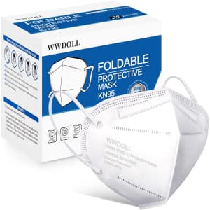 KN95 Face Mask 25-Pack: $8.37