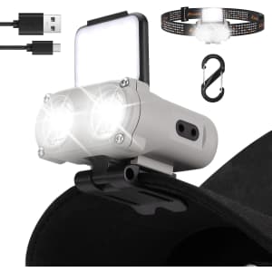 EverBrite Rechargeable Clip-On Headlamp: $8.49