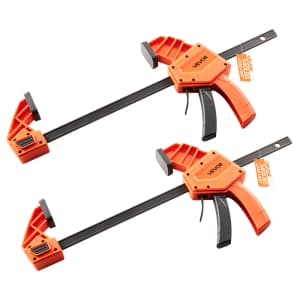 Vevor 12" 340-lb. Bar F-Clamp 2-Pack: $24.99