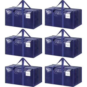 Extra Heavy Duty Large Moving Bag 6-Pack: $22