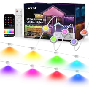 DeckTok Permanent Christmas Outdoor Lights: $63.99