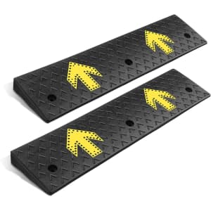 DNA Motoring 2.2" Rise Rubber Arrow Curb Ramp 2-Pack: $38 DNA Motoring 2.2" Rise Rubber Arrow Curb Ramp 2-Pack: $38