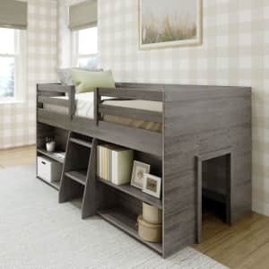 Max & Lily Modern Farmhouse Low Loft Bed: $365