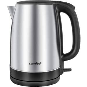 Comfee 1.7L Stainless Steel Electric Tea Kettle: $19.54