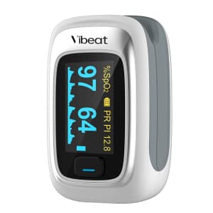 Vibeat Fingertip Pulse Oximeter: $13 Vibeat Fingertip Pulse Oximeter: $13