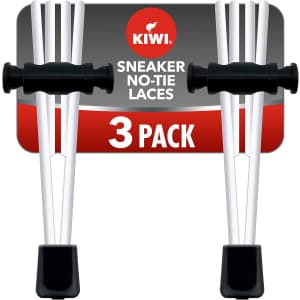 Kiwi No-tie Shoe Laces 3-Pack: $4