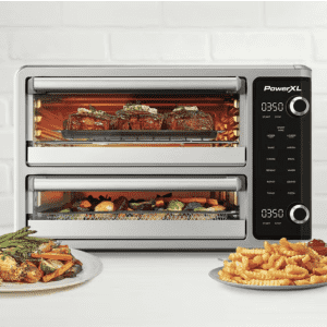 PowerXL Smartsynx 25-Quart Dual Door Air Fryer Oven: $50