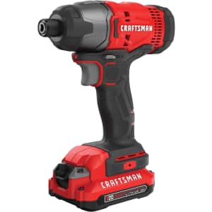 Craftsman 1/4" 20V MAX Impact Driver Kit: $49