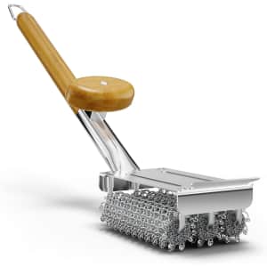 House Again Bristle-Free Grill Brush and Scraper: $19.99