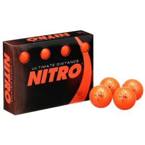 Nitro Golf Ultimate Distance Golf Balls 12-Pack: $4.97 Nitro Golf Ultimate Distance Golf Balls 12-Pack: $4.97