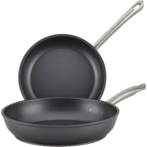 Anolon Accolade Forged Hard Anodized Nonstick 8" & 10" Skillet Set: $59.99