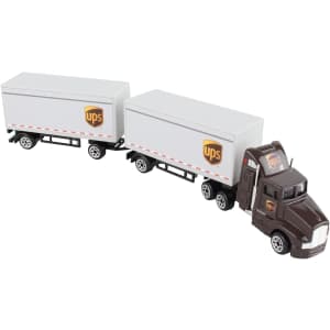 Daron UPS Die Cast Tractor with 2 Trailers: $14.69