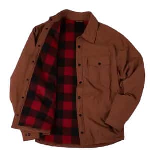 32 Degress Men's Commuter Tech Fleece-Lined Shirt Jacket: $20