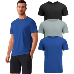 Pinspark Men's 3-Pack Quick Dry Athletic Shirts: $12.49 Pinspark Men's 3-Pack Quick Dry Athletic Shirts: $12.49