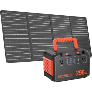 Marbero 296Wh Solar Generator with Solar Panel: $144 Marbero 296Wh Solar Generator with Solar Panel: $144