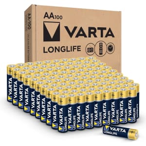 Varta Longlife AA Batteries 100-Pack: $14 via Sub & Save Varta Longlife AA Batteries 100-Pack: $14 via Sub & Save